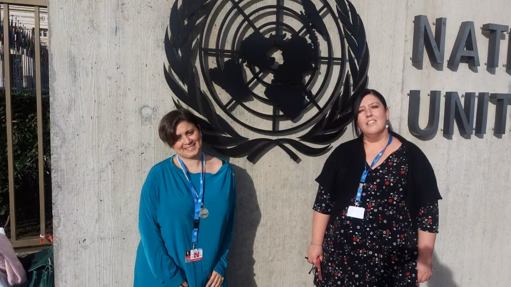 GIORGIA BUTERA e SARA BARESI al Consiglio delle Nazioni Unite
