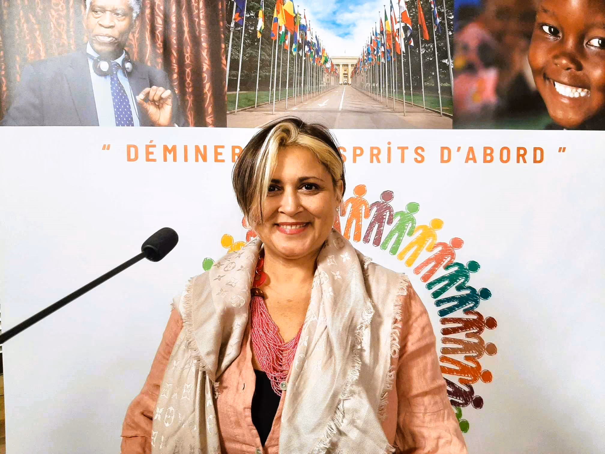 GIORGIA BUTERA (Presidente OIDUR) Accreditata alla 57esima Sessione Consiglio Nazioni Unite