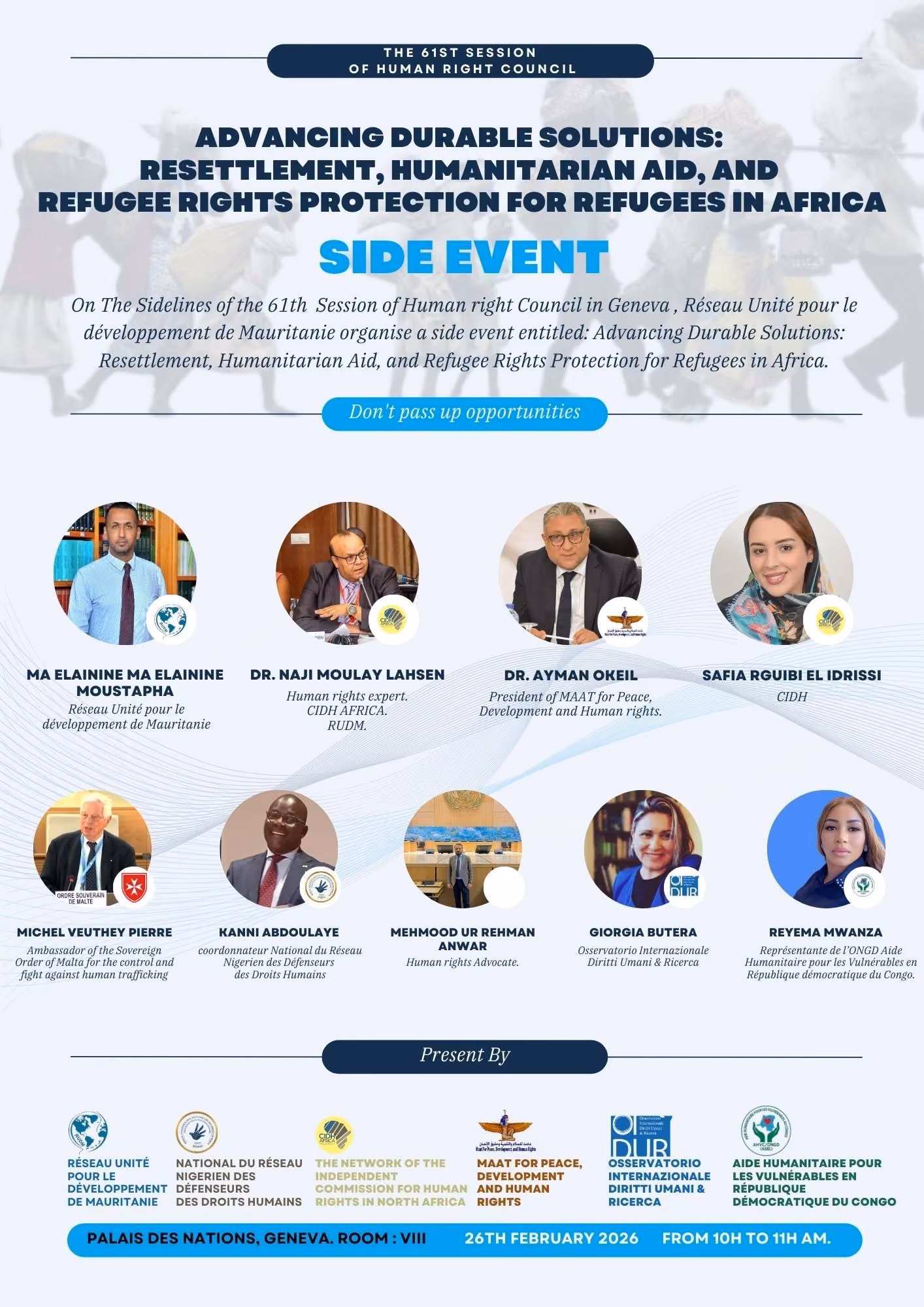 L’OIDUR in Conferenza al UN Human Rights Council 61st Regular Session al Palais des Nations